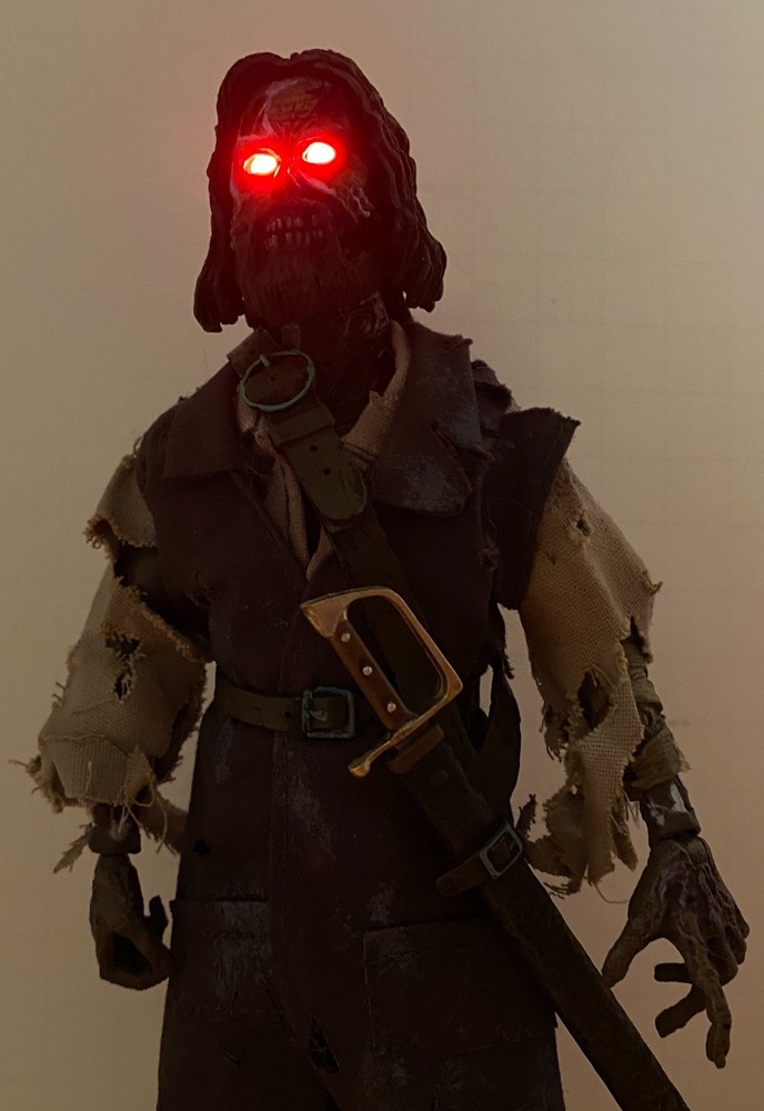 NECA Clothed Figure Captain Blake The Fog Light-Up Eyes 8″