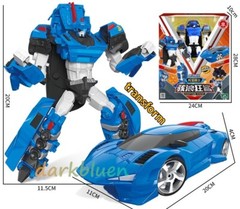 Tobot V GD CAPTAIN ZACK Sports Car Transforming Robot Vehicle Action Toy 7.9″