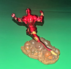 Marvel Iron Man 2011 3-Inch PVC Action Figure Red Gold Birthday Cake Topper
