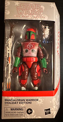 Star Wars The Black Series Mandalorian Warrior Holiday Edition Target ships fast