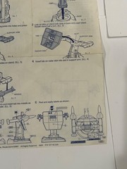 Air Defense ORIGINAL Blueprints Vintage 1985 Hasbro G.I.Joe ARAH