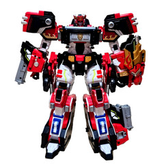 Metal Cardbot W Season 3 BLAION Fire Truck Transforming Robot Toy SAMG Fast Ship