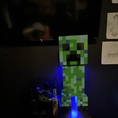 Minecraft Creeper Green Pixelated Figure – TV, Movie & Video Games Theme