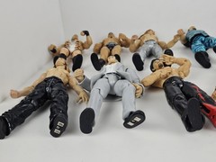 1990’s Lot of 13 Vintage WWF Wrestling ‘Titan Tron’ Action Figures Jakks Pacific