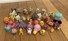 Lot of 34 Mini Toys Shopkins FlipAZoo Kitty In My Pocket Collectibles Free Ship