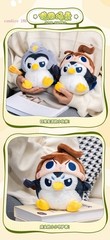 Teamfight Tactics Penguin Featherknight Sitting Plush Doll Peripherals,Ornament