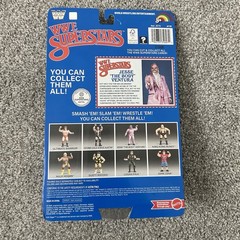 WWE LJN MATTEL SUPERSTARS JESSIE VENTURA 8″ ACTION FIGURE BLUE CARD