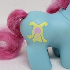 VINTAGE 1989 My Little Pony G1 Newborn BABY SHAGGY + Original Purple Duck Comb