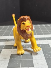 The Lion King Fighting Action Adult SIMBA Vintage 1994 Disney Toy Figure Battle
