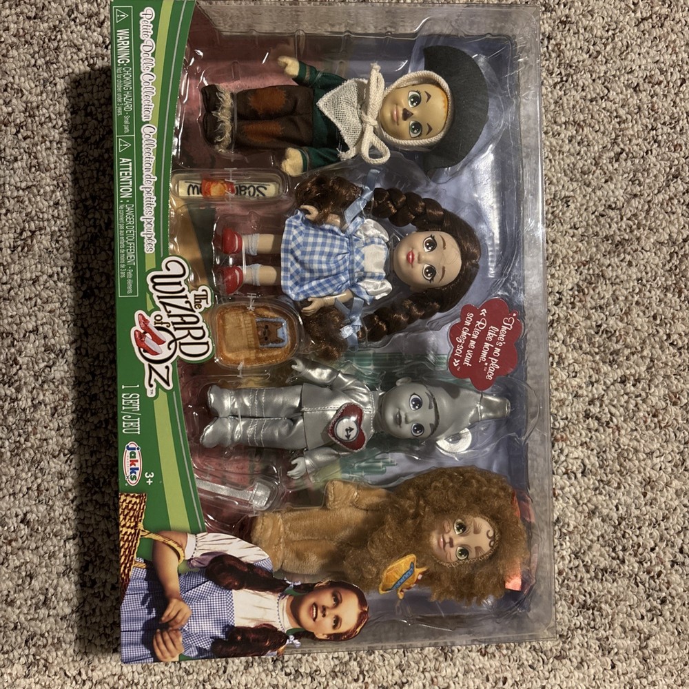 WIZARD OF OZ PETITE DOLLS COLLECTION DOROTHY TIN MAN COWARDLY LION SCARECROW