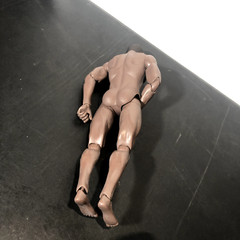 Kaustic Plastik kp 04 3 Gen k body black 1/6 1:6 12″ Scale KP04C