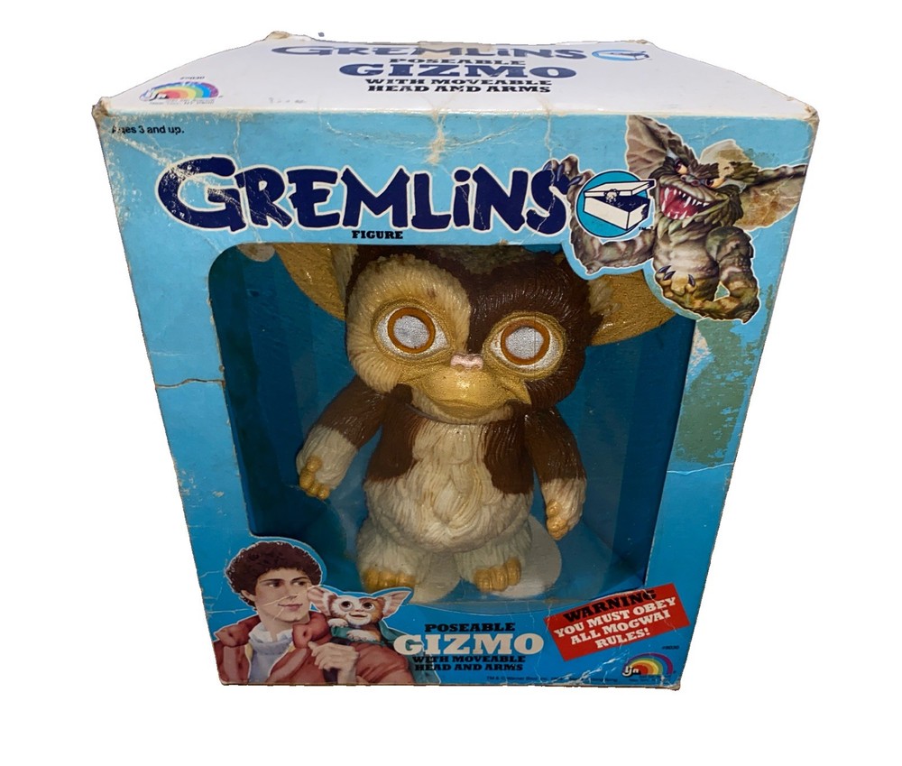 *READ** Vintage 1984 LJN Gremlins POSEABLE GIZMO W/ Moveable Head And Arms #9030