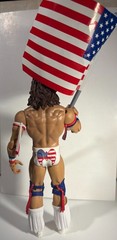 WWE Mattel Basic Battle Pack 31 Ultimate Warrior With US Flag Loose & Complete