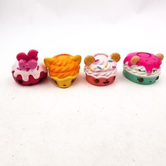 Num Nom Noms Silcone Hats Tops Covers Lot Of 4 Rubber Replacement Parts