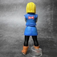 27CM Anime Dragon Ball Z Android 17 18 Figure Android 18 PVC Action Figures