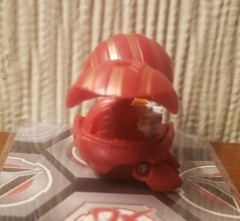 Bakugan Battle Brawlers Griffon 250G – Red Pyrus B1 Figure Only No Card Included