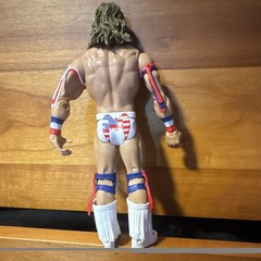 WWE The Ultimate Warrior Action Figure, Face Paint, USA Flag Trunks, Boots