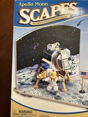 BRAND NEW Rare Odyssey Toys Apollo Lunar Lander Moon Scapes Wood Playset