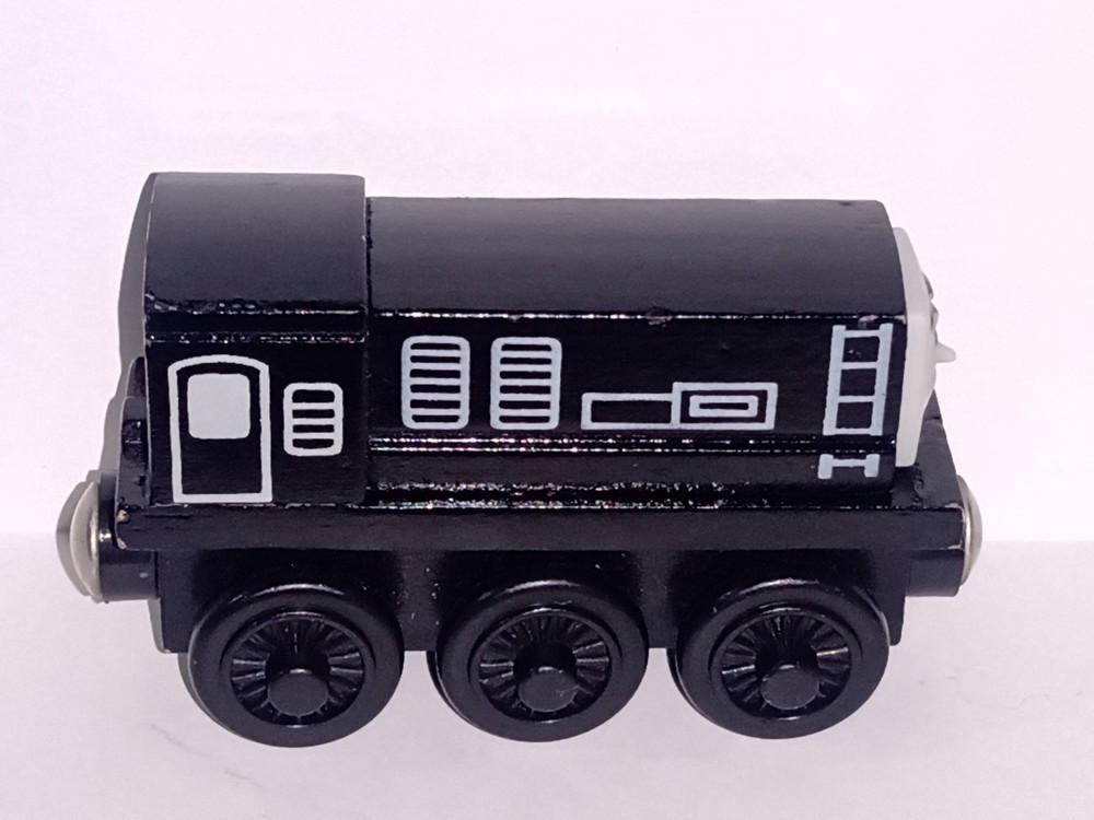THOMAS & FRIENDS WOODEN RAILWAY~DEVIOUS DIESEL~2000 BRITT ALLCROFT (VERY NICE)
