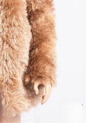 1/6 Scale Female Fur Coat Top Clothes For 12” TBL PH HOT TOYS Figure Body