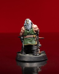 Dwarf Blacksmith Miniature, Resin Figure, Perfect for Tabletop RPGs