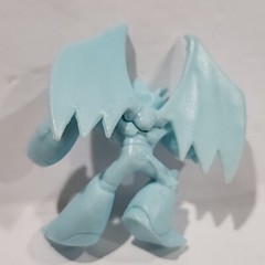 Mega Man Rockman 1.5″ Shade Man Light Blue Rubber Keshi Figure Bandai