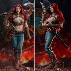 1/6 12″ Punk Red Sonja Female DELUXE Figure Phicen TBLeague PL2019-140