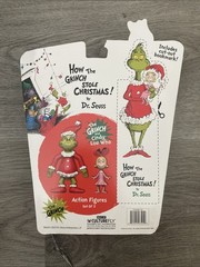 Grinch & Cindy-Lou Who Christmas Action Figure 2-Pack Culture Fly Dr. Seuss Toys