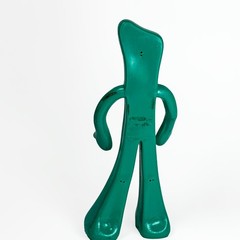 Vintage Green Gumby Bendable Doll 5.5 Inches Jesco Prema Toy Co Hong Kong