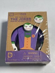 Loot Crate Exclusive The Joker Painted Wooden Figure DC Comics 2015 Brand New