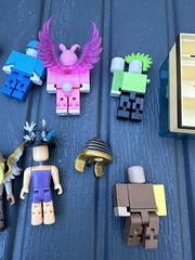 Lot Of 9 Roblox Toys Action Mini Figures Series 1, 9, 12, Museum, Bunny