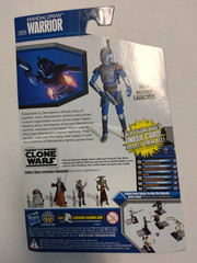 CLONE WARS MANDALORIAN WARRIOR 2010 CW 29 Figure Star Wars MOC game card action