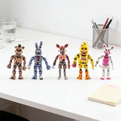 Spring Trap Five Nights At Freddy Bonnie Chica Golden Foxy 5″Action Figure GN