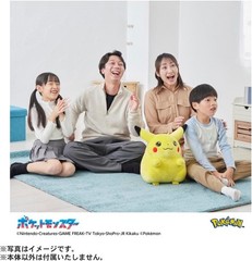 Pokemon 30th Anniversary Welcome Back Pikachu Plush w/ Palm Sized Pikachu