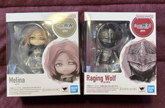 Elden Ring Figuarts Mini Melina #092 & Raging Wolf #091 Figure Set Bandai NEW