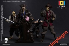 101TOYS 1/12 Scale 6 in Skeleton Pirate Action Figure Toys In Stock