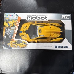 RC Transforming Robot Car Remote Control Deformation Vehicle Dance Lights NIB!