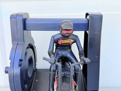 Vintage 1980 Ideal Toys TEAM AMERICA Marauder Super Stunt Chopper Evel Knievel