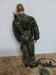 1998 21ST Century Toys 12” Soldier Camo Helmet & Accessories See Photos (#004)