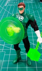 Custom Resin GL constructs for 6in. figure 1:12 Green Lantern mjolnir shield