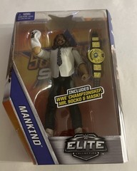 WWE MANKIND Summer slam ELITE Figure Mattel WWF CHAMPIONSHIP Belt & Mr. Socko