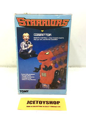 1984 VINTAGE TOMY STARRIORS COSMITTOR DEADEYE & CRICKET – 99% COMPLETE WORKS!!