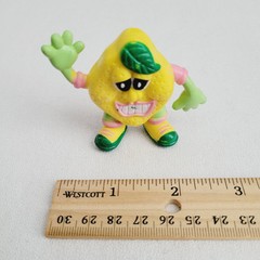 Lot of 2 ReaLemon Juice Advertising Lemon Head 2″ figures (read description)
