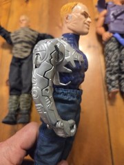 Lot Of 3 Max Steel GI Joe 12″ Actions Figure Cyborg Psycho More With Clothes 90s