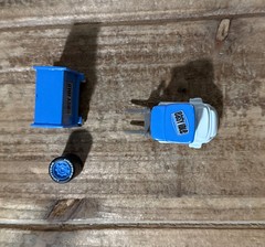 Mattel Disney Pixar Cars Race O Rama Easy Idle Pitty With Tool Chest & Tires