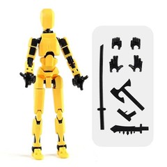 New Titan 13 Action Figures T13 Figure 3D Printed Multi-Jointed Movable Lucky 13