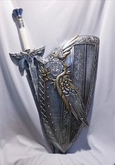 Knight sword & shield 1/1 Scale Cosplay Wearable Custom Prop Model