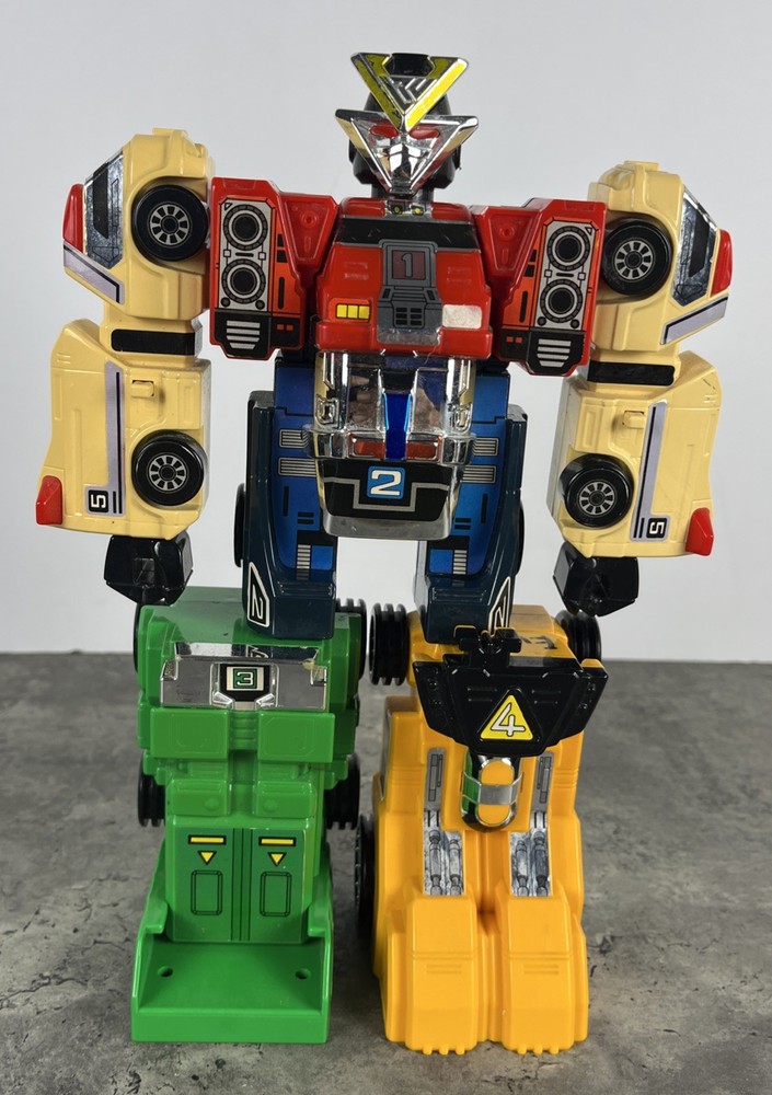 Bandai Power Rangers Turbo Carranger DX VRV Robo Rescue Megazord 1996