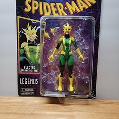 Spider-Man Marvel Legends Electro (Francine Frye) 6-Inch AF BY HASBRO