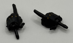 WWE Black Hands Gloves Fodder Accessory Mattel Figure Prop 1/12 H4